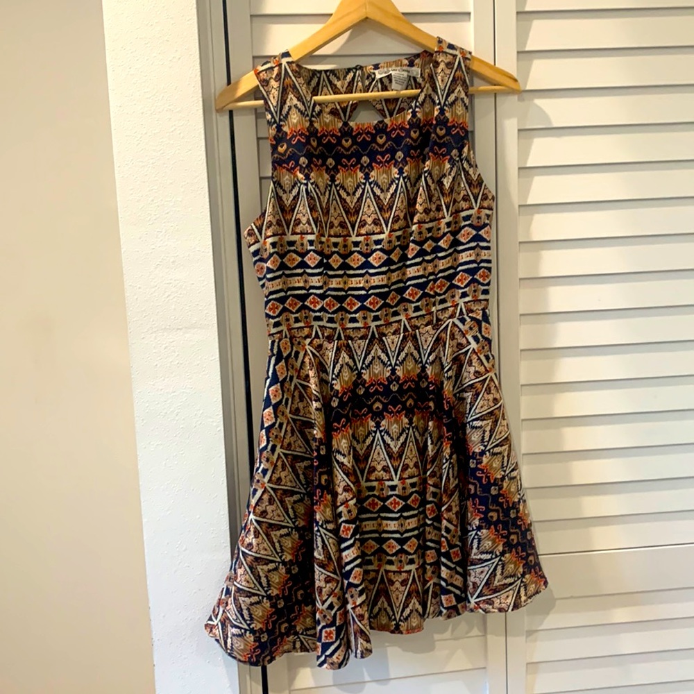 Geometric Sundress with Back Cut Out